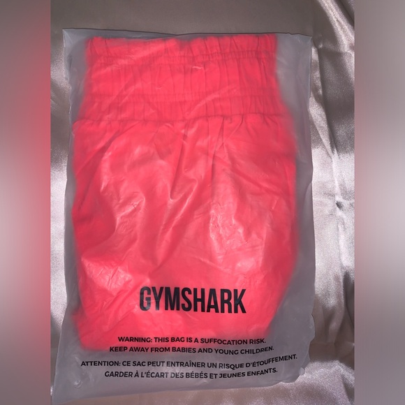 GYMSHARK Women’s XS Running 2-in-1 Shorts Fluo Bold Pink/Magenta Brown- NWT - Picture 8 of 9